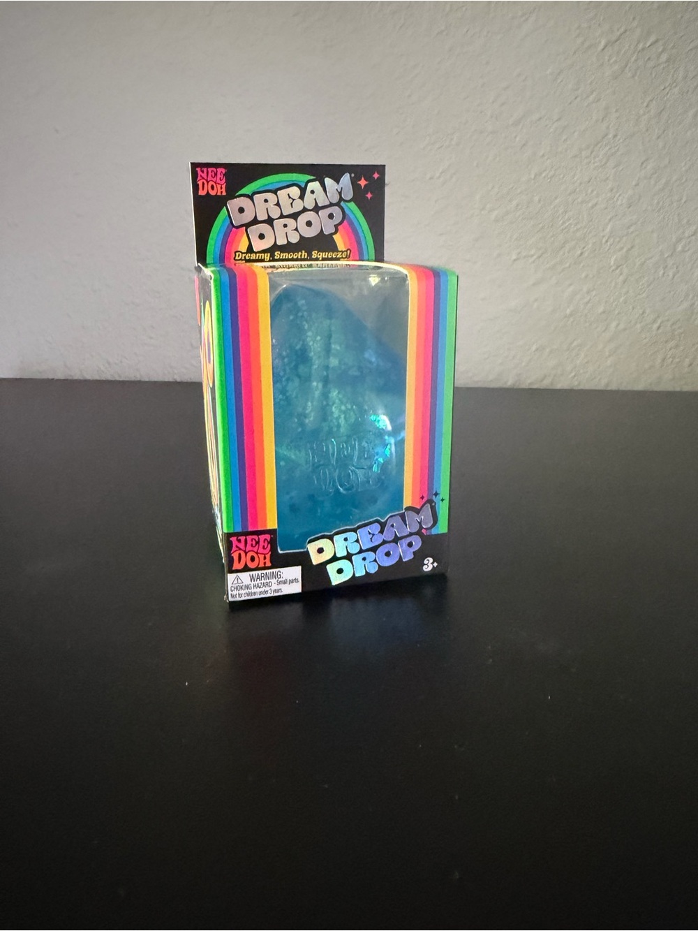 NeeDoh Dream Drop Blue Sensory Squeeze Toy NEW